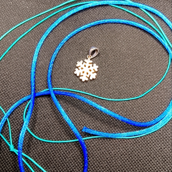 Snowflake Sterling Silver Pendant Katarina Witt - Picture 7 of 13